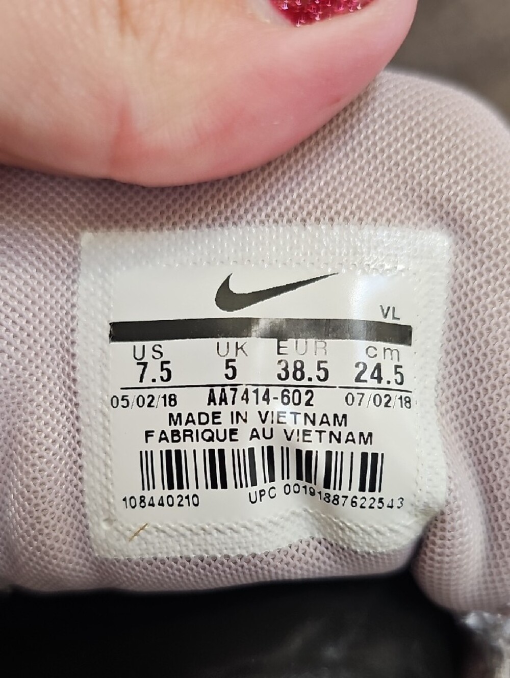 Nike Zoom Winflo 5 Women's Running Shoe - Dusty Rose with Teal Swoosh - Picture 8 of 11